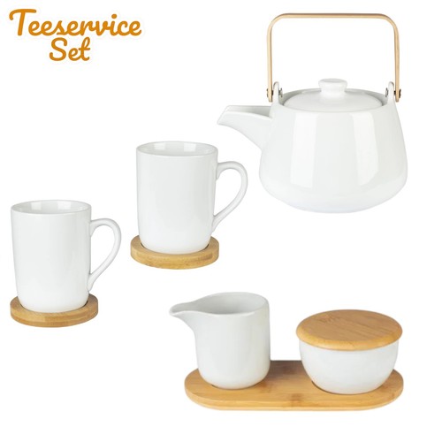 Teeservice set teekanne mit - teekanne,