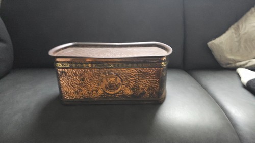 Vintage blechdose metall - blechdose,