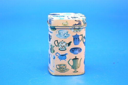 Vintage blechdose teedose aus - vintage,