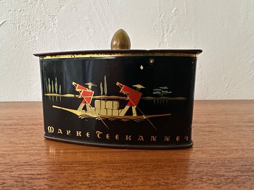 Teekanne vintage blechdose - vintage,